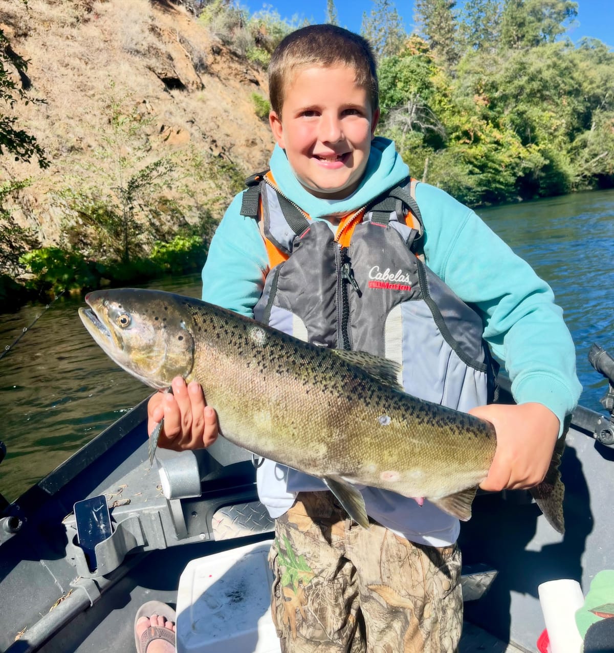 Trinity River Salmon fishing fantastic!