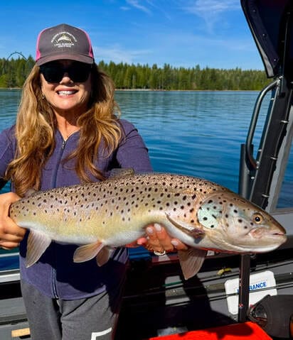 Great trout action at Lake Almanor